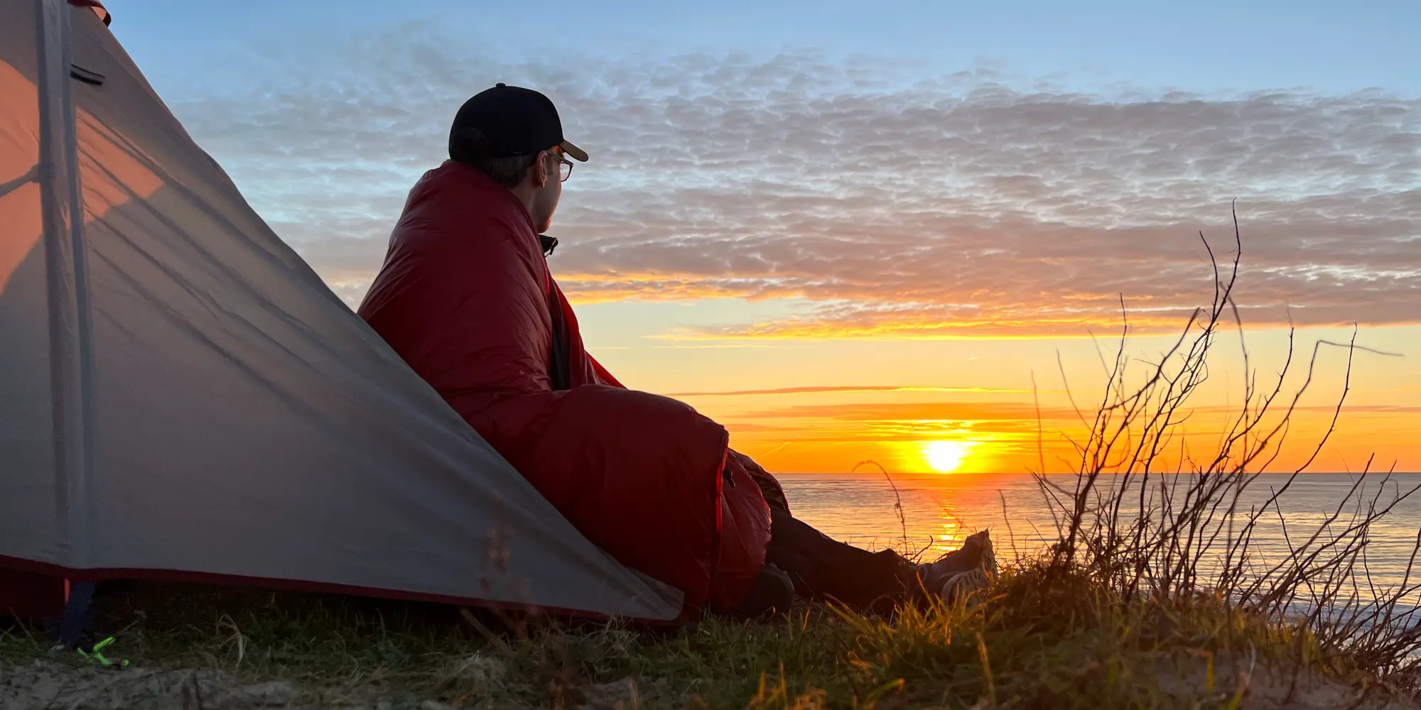 Bivouac en bord de mer avec un Quilt Oro - Photo de Lionel Boivineau